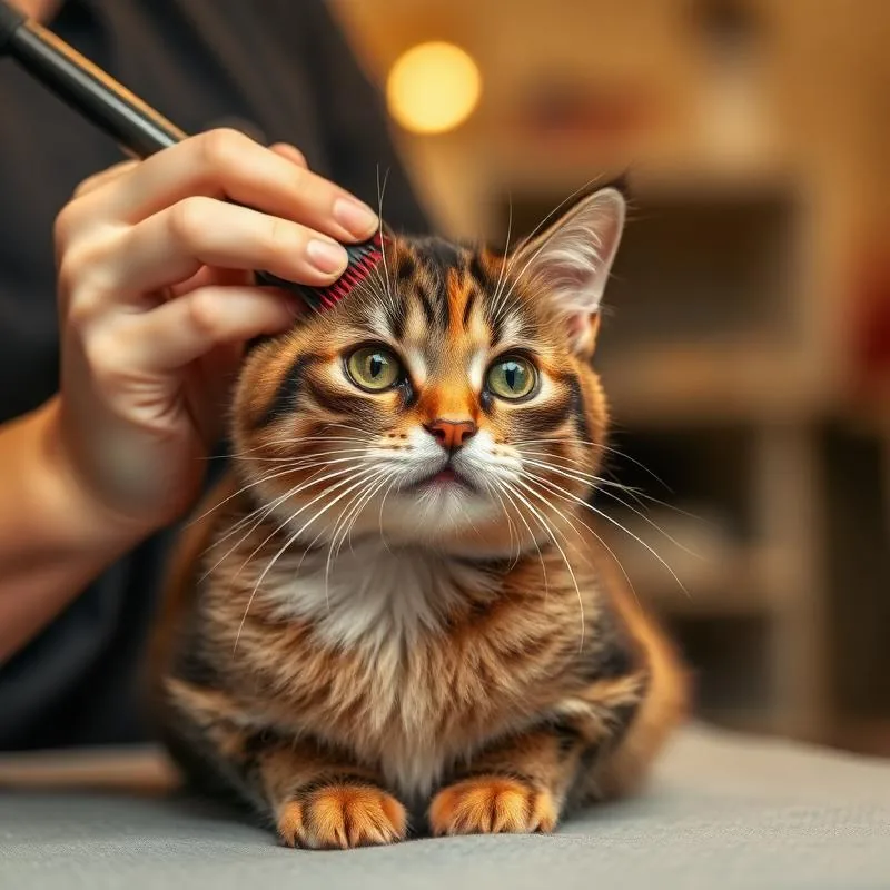 Illustration of pet grooming, 3 of 3